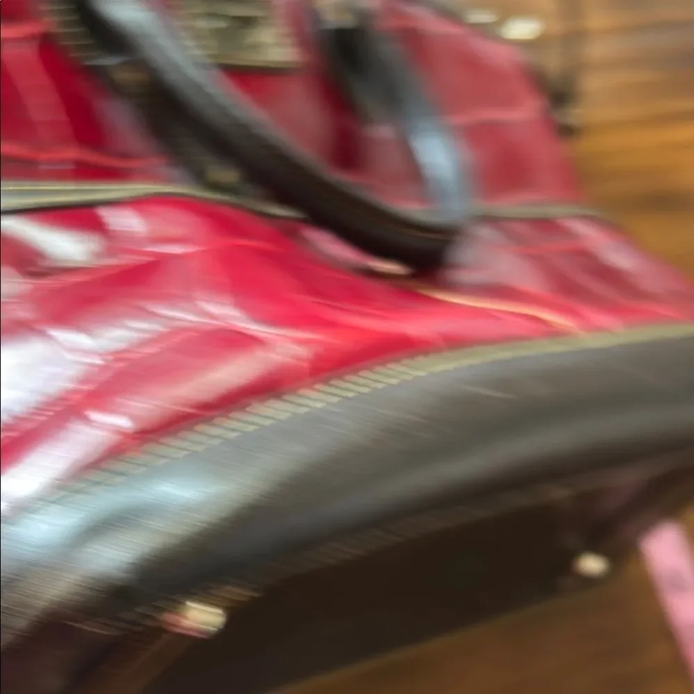 Dooney & Bourke vintage Croc-Embossed Red Handbag